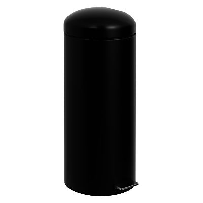 Brabantia Retro Pedal Bin, 30L, Matt Black